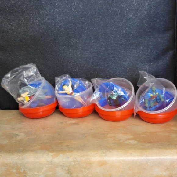 Justice League The Animated Series Launcher Complete Set of 8 Superman Hawkgirl - Picture 10 of 15